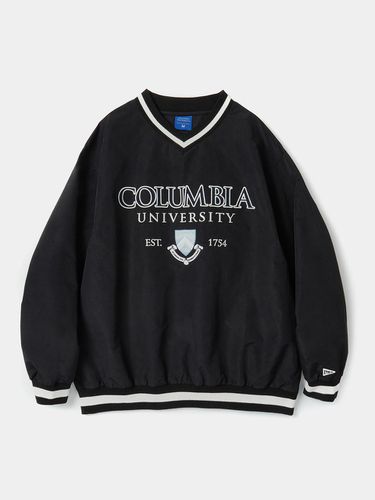 CU SHIELD WOVEN PULLOVER Black - Columbia University - Modalova