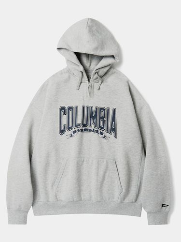 CU 80S VINTAGE H/FLEECE H/ZIP HOODIE M Gray - Columbia University - Modalova