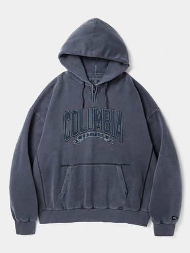 CU 80S VINTAGE H/FLEECE H/ZIP DYEING HOODIE Crown - Columbia University - Modalova