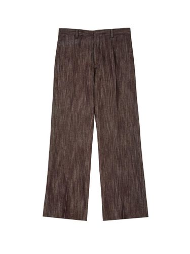 ALCPT008 Semi-Wide Denim Pants_brown - ALL CLASSIC - Modalova