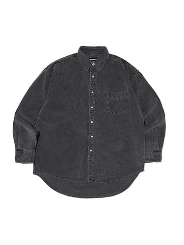 Corduroy Overfit Cotton Shirt [Charcoal] - OTHERFITS - Modalova