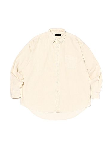 Corduroy Overfit Cotton Shirt [Cream] - OTHERFITS - Modalova