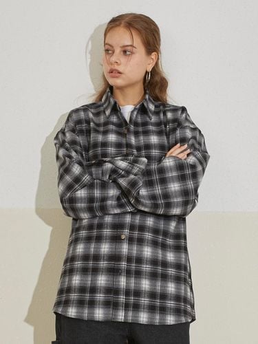 Glen Check Oversized Fit Shirt GLS - 709 - GHOST REPUBLIC - Modalova