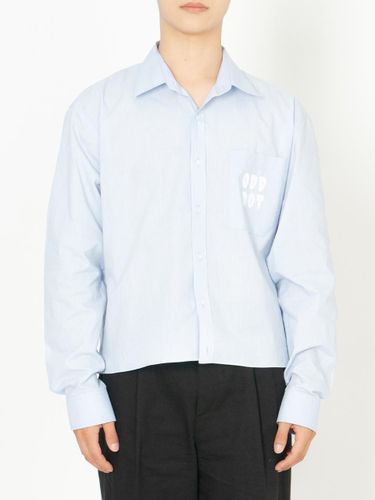 ODD Big Logo Crop Shirts_Skyblue - ODD DOT - Modalova