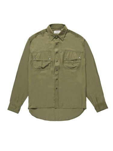 LOOSE FIT MILLITARY SHIRT KHAKI - Rolling Studios - Modalova