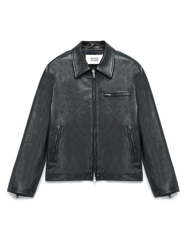 ZIPPED JACKET GOATSKIN BLACK - Rolling Studios - Modalova