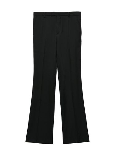 CLASSIC FLARED PANTS WOOL GABARDINE BLACK - Rolling Studios - Modalova