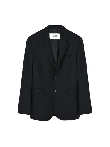 CLASSIC TAILORED JACKET WOOL GABARDINE BLACK - Rolling Studios - Modalova