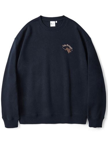 Fishing bear crewneck D navy - KULTE - Modalova