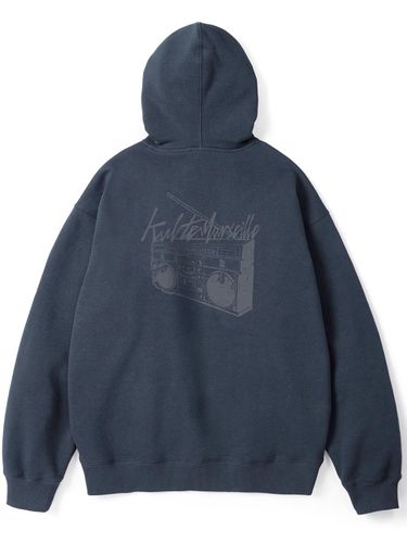 Retro radio hoodie Blue - KULTE - Modalova