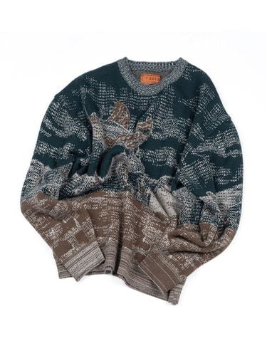 Night Guide Jacquard Knitwear - Navy - IOEDLE - Modalova