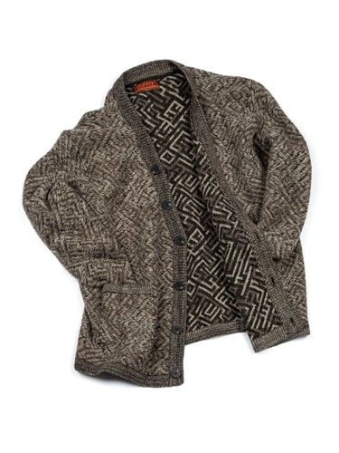 Maze Knit Cardigan - Brown - IOEDLE - Modalova