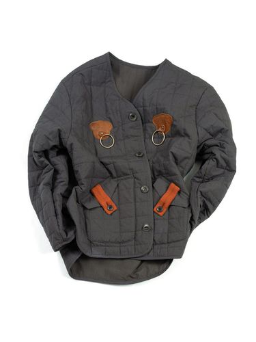 Welcome Door Quilting Jacket - Charcoal - IOEDLE - Modalova