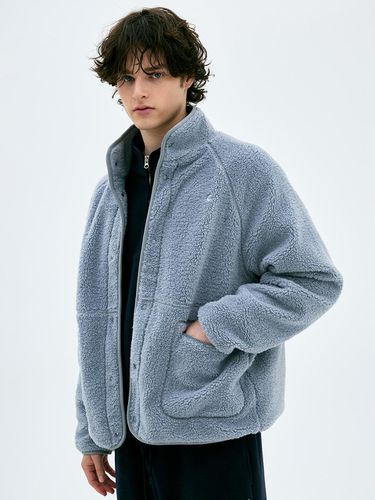 FW ] Logo Fleece Jacket Men (Grey) - CLOVE - Modalova