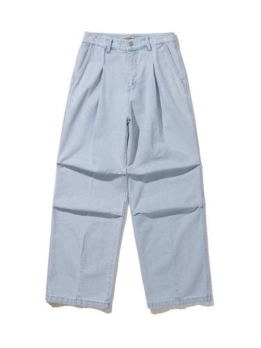 Pintuck Parasuit Pants (light blue) - THESTORI - Modalova