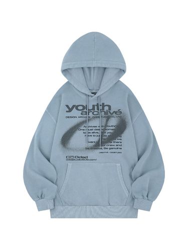 Youth Archive Pigment Symbol Oversized Fit Hoodie - ODD STUDIO - Modalova