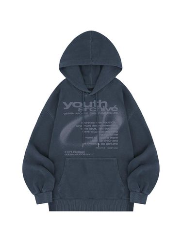 Youth Archive Pigment Symbol Oversized Fit Hoodie - ODD STUDIO - Modalova