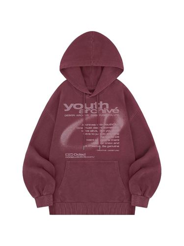 Youth Archive Pigment Symbol Oversized Fit Hoodie - ODD STUDIO - Modalova