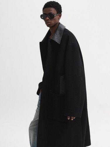 Oversized Collar Mac Coat - DNSR - Modalova