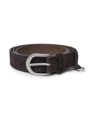 Real Leather] Suede Oblique Key Ring Belt - SPERONE - Modalova