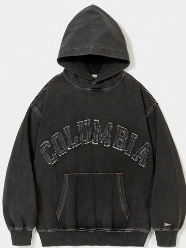 CU BIG ARCH DENIM TERRY HOODIE black denim - Columbia University - Modalova