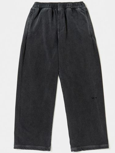 TINY SCRIPT DENIM TERRY LOOSE SWEATPANTS black den - Columbia University - Modalova