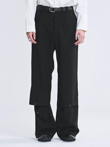 Snap Vent Stretch Flare Slacks [] - LA MER MA MAISON - Modalova