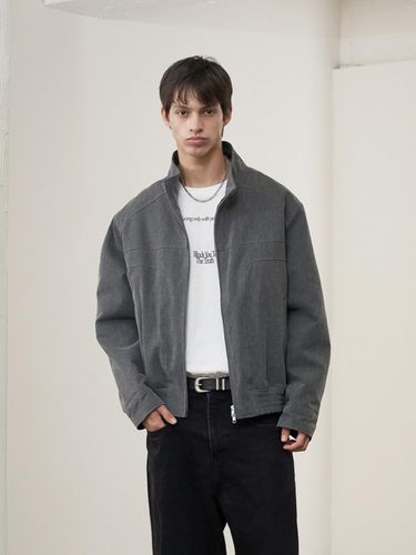 High-neck canvas structure jacket - SPERONE - Modalova