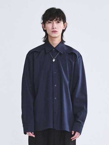 Loose Fit Cotton Rayon Flap Tap Shirt [] - LA MER MA MAISON - Modalova