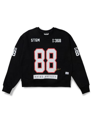 Football Oversized Crewneck Black - STIGMA - Modalova