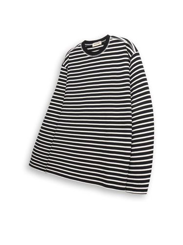 Oz / 10] Stripe Heavy Long Sleeve T-shirt (Bl - THESTORI - Modalova