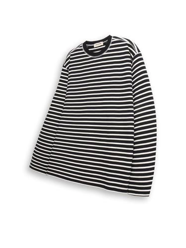 Stripe Heavy Long Sleeve T-shirt [] - THESTORI - Modalova