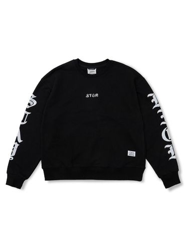 Stay High Oversized Crewneck Black - STIGMA - Modalova