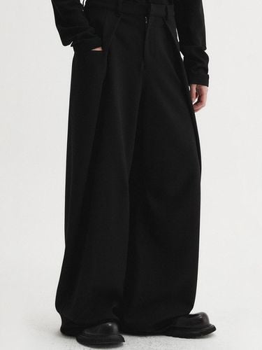 Folding Wide Slacks Black - DNSR - Modalova