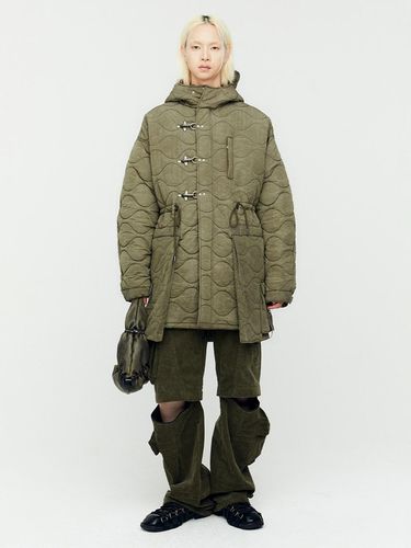 LACE - UP FISHTAIL PARKA awa638m (KHAKI) - ADSB ANDERSSON BELL for MEN - Modalova