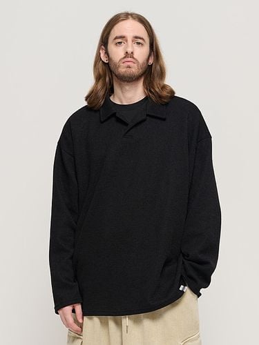 CB COLLAR OVERSIZED KNIT (BLACK) - CARGOBROS - Modalova