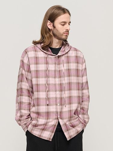 VINTAGE HOOD TARTAN CHECK SHIRT () - CARGOBROS - Modalova