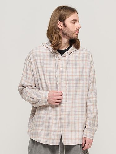 VINTAGE HOOD TARTAN CHECK SHIRT () - CARGOBROS - Modalova