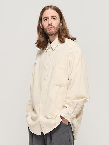 Y2K STYLE CORDUROY OVERSIZED SHIRT () - CARGOBROS - Modalova