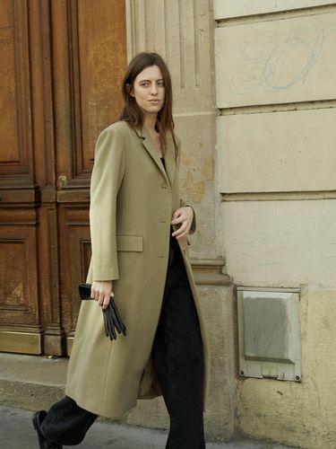 Wool cashmere tailored long coat / - HAVEC - Modalova