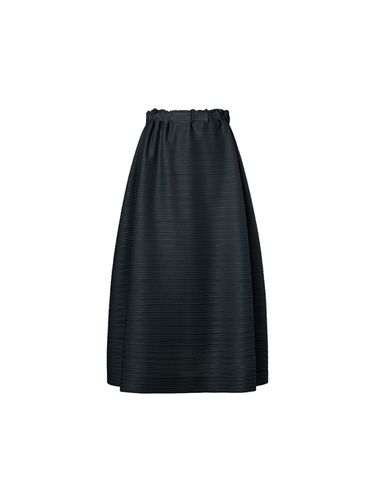 Women] Horizontal Pleated BANDING Long Skirt - MONPLISSE - Modalova