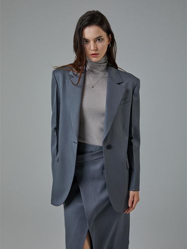 FW 7345 MX Roxanda Jacket Blue Gray - RS9 SEOUL - Modalova