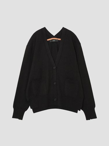 Mixed V-neck pocket knit cardigan [UFI3 - KCA35AN] - UNIT - Modalova