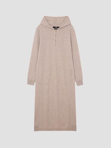 Cashmere Hooded Maxi Knit dress - UNIT - Modalova