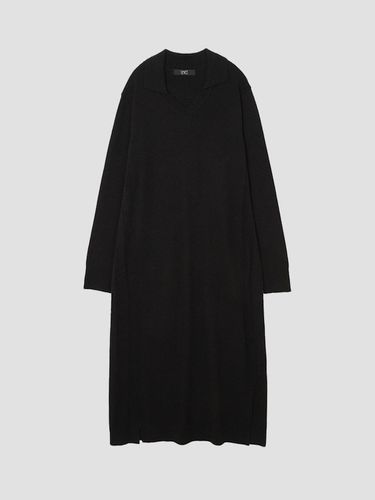 Wool blended turtleneck long knitwear dress [UFI3 - UNIT - Modalova