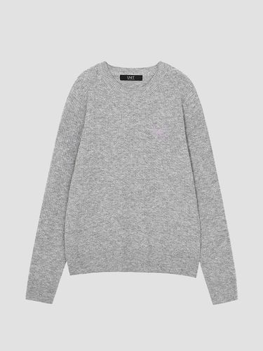 Regenerative Ingredients Mixed Crew Neck Cable Log - UNIT - Modalova