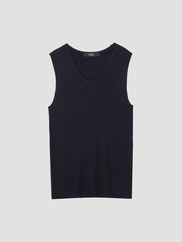 Mixed V-neck knit sleeveless [UFI3] - UNIT - Modalova