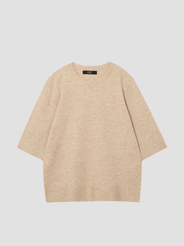 Crew neck short-sleeved knitwear pullover [UFI3 - UNIT - Modalova