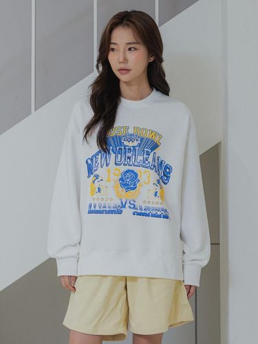 New Orleans Bowl Oversized Fit Sweatshirt - alvinclo - Modalova