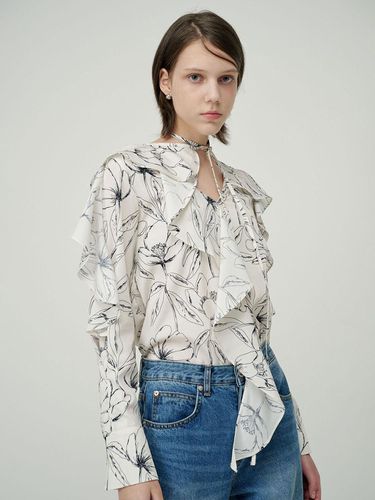 Sera Blouse _ Off White Flower - 02 ARMOIRE - Modalova